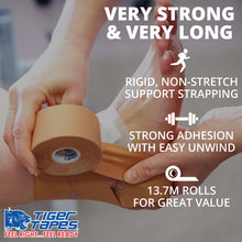 Load image into Gallery viewer, Tiger Tan Tape 13.7m | Heavy Duty Zinc Oxide Strapping